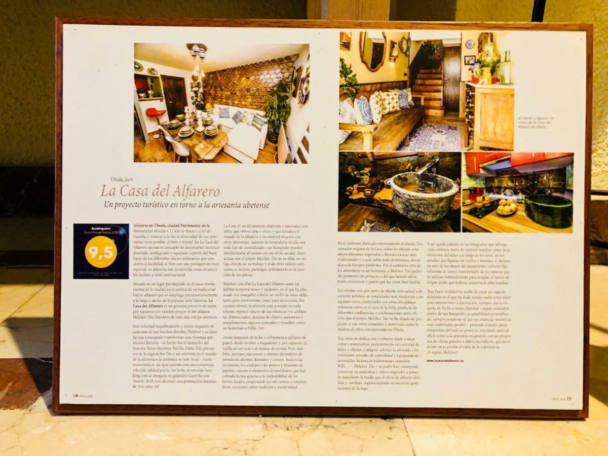 Willa La Casa Del Alfarero - Premio Andalucia De Artesania Úbeda Zewnętrze zdjęcie